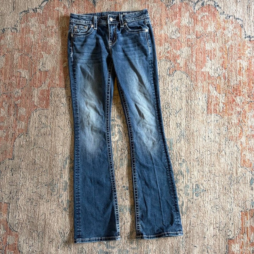 Miss me jeans Size 28  lowrise flare bootcut y2k grunge